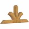 Ekena Millwork Richland Rough Sawn Timber Gable Bracket, Western Red Cedar, 72"W x 33"H x 6"D x 6"F, 11/12 Pitch GBW072X33X0606RIC00RWR - alternate 3